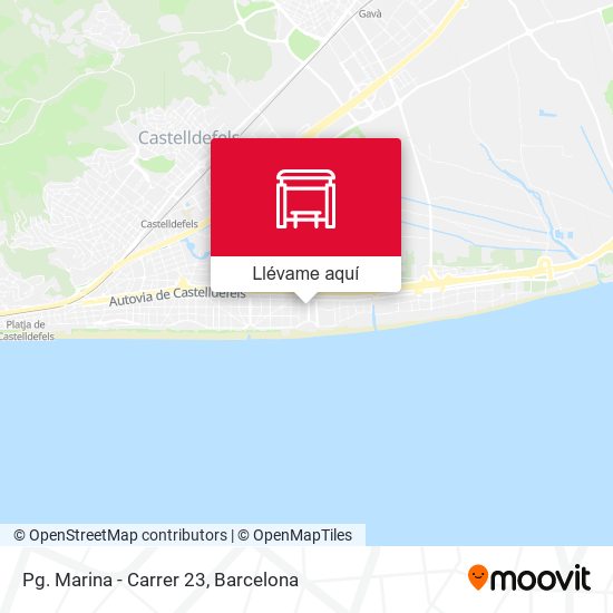 Mapa Pg. Marina - Carrer 23