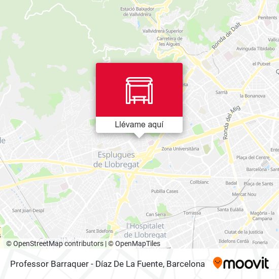 Mapa Professor Barraquer - Díaz De La Fuente