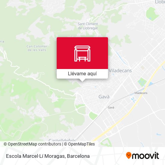 Mapa Escola Marcel·Lí Moragas