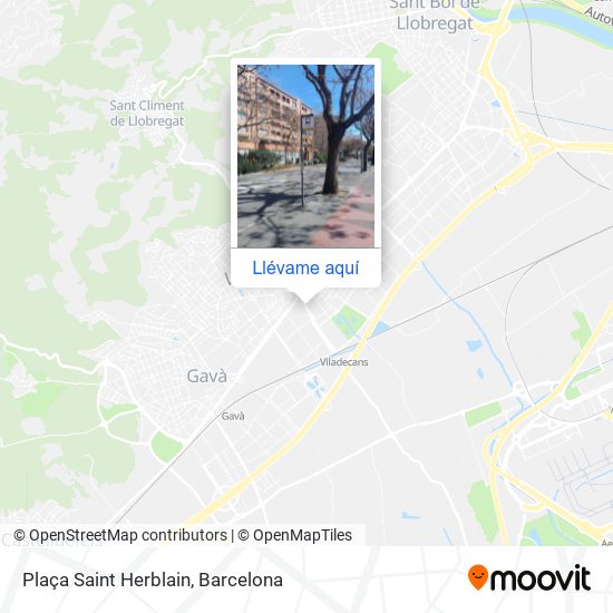 Mapa Plaça Saint Herblain