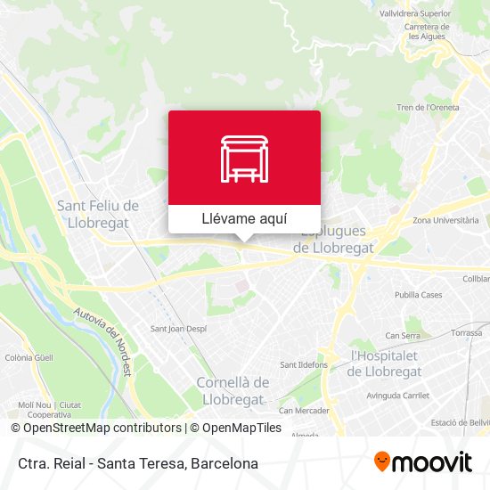 Mapa Ctra. Reial - Santa Teresa