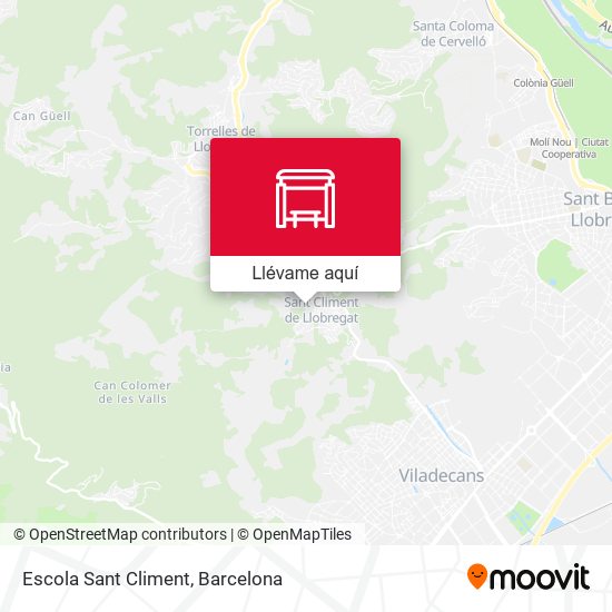 Mapa Escola Sant Climent