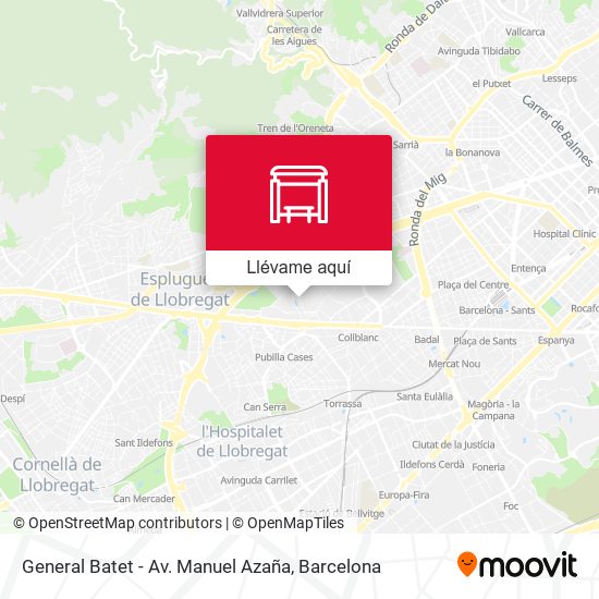 Mapa General Batet - Av. Manuel Azaña