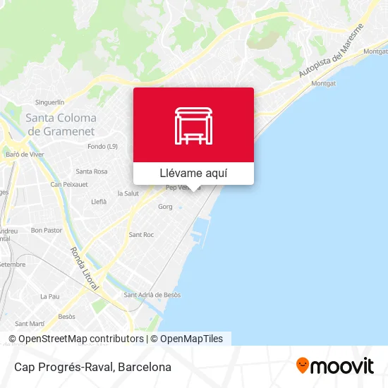 Mapa Cap Progrés-Raval