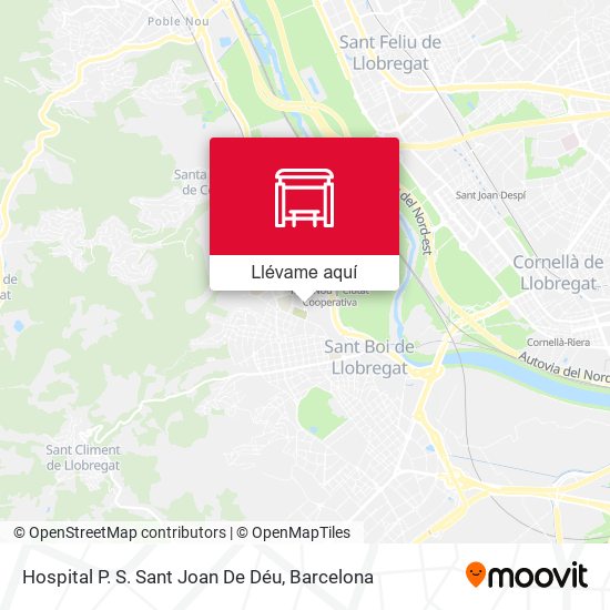 Mapa Hospital P. S. Sant Joan De Déu