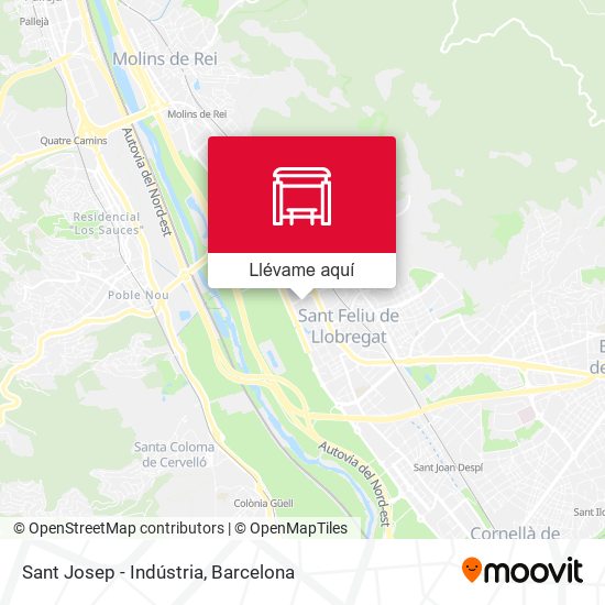 Mapa Sant Josep - Indústria