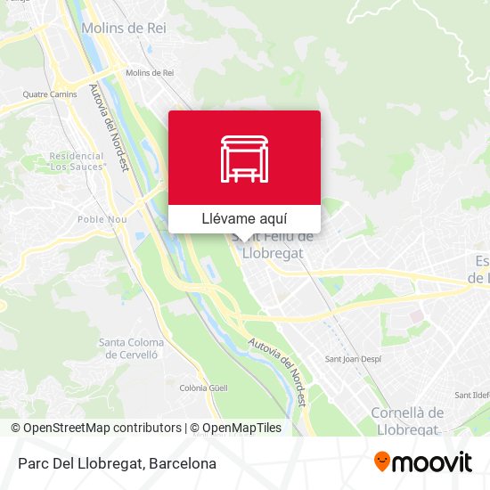 Mapa Parc Del Llobregat