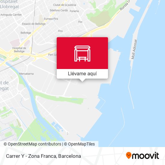 Mapa Carrer Y - Zona Franca