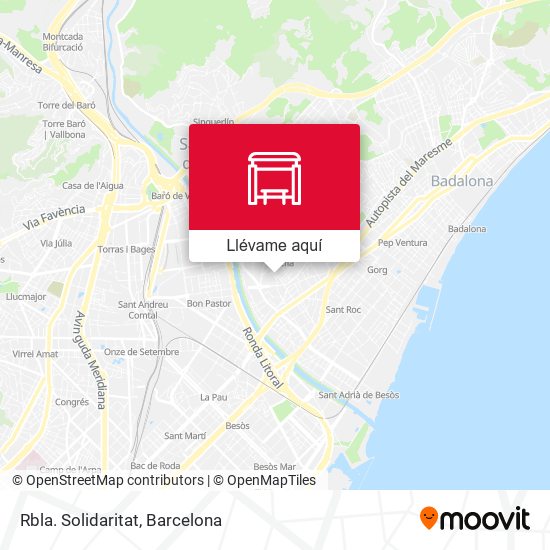 Mapa Rbla. Solidaritat