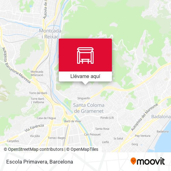 Mapa Escola Primavera