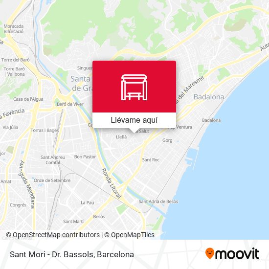 Mapa Sant Mori - Dr. Bassols