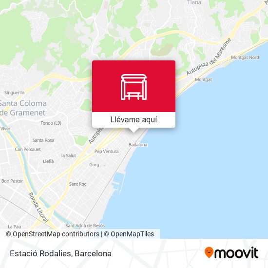 Mapa Estació Rodalies