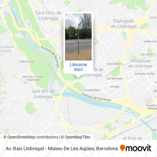 Mapa Av. Baix Llobregat - Museu De Les Aigües