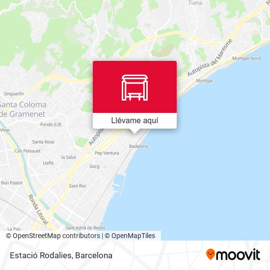 Mapa Estació Rodalies