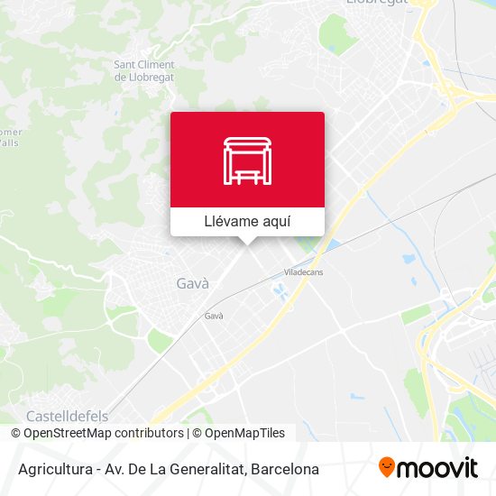 Mapa Agricultura - Av. De La Generalitat