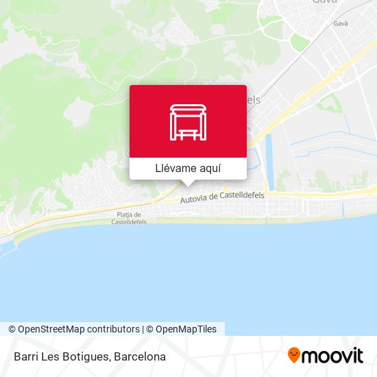 Mapa Barri Les Botigues