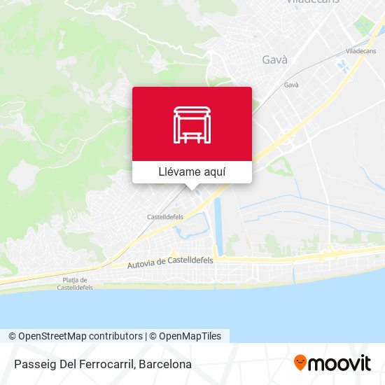 Mapa Passeig Del Ferrocarril