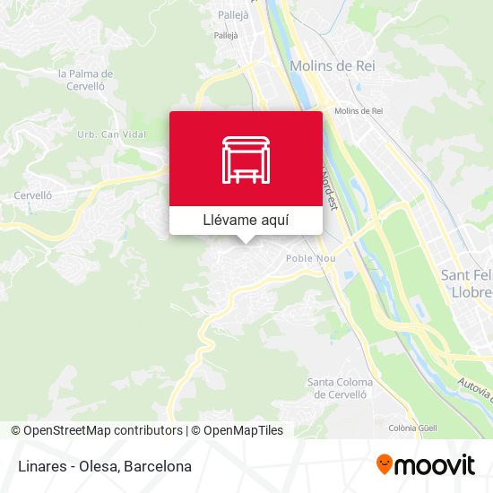 Mapa Linares - Olesa