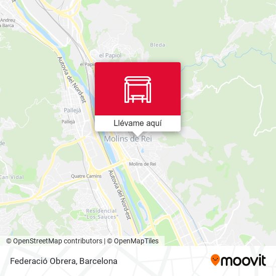 Mapa Federació Obrera
