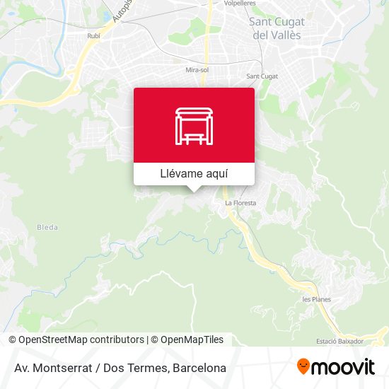 Mapa Av. Montserrat / Dos Termes