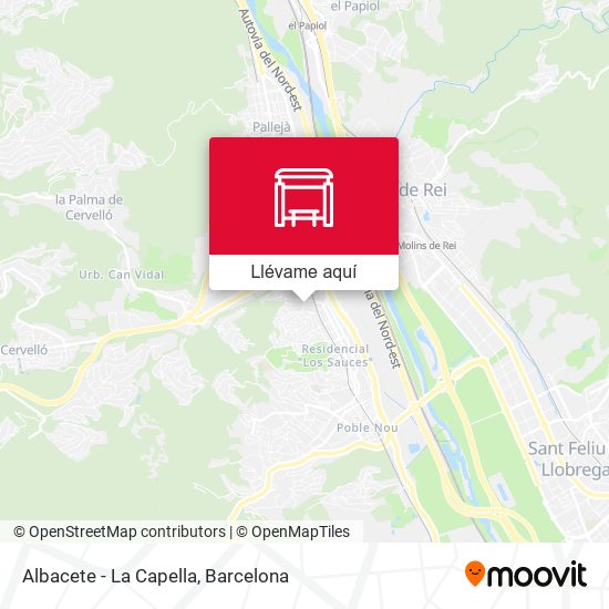 Mapa Albacete - La Capella