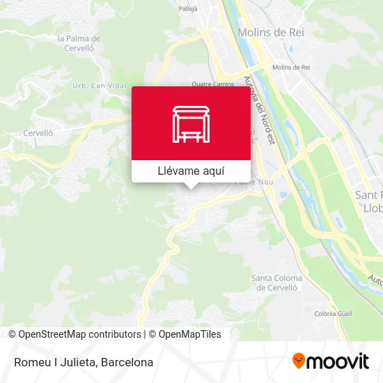 Mapa Romeu I Julieta