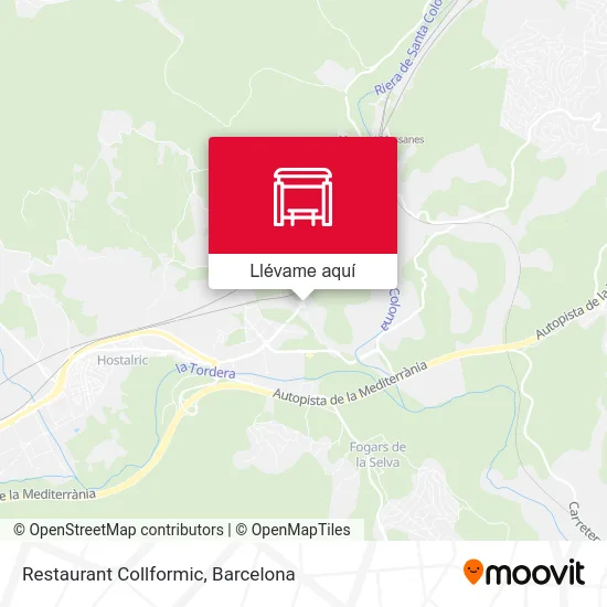 Mapa Restaurant Collformic