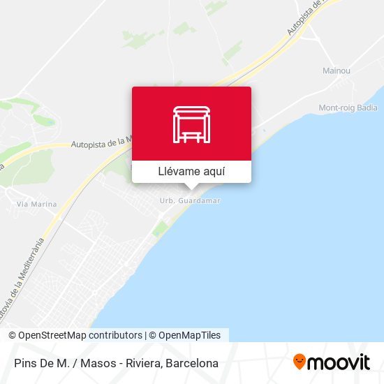 Mapa Pins De M. / Masos - Riviera