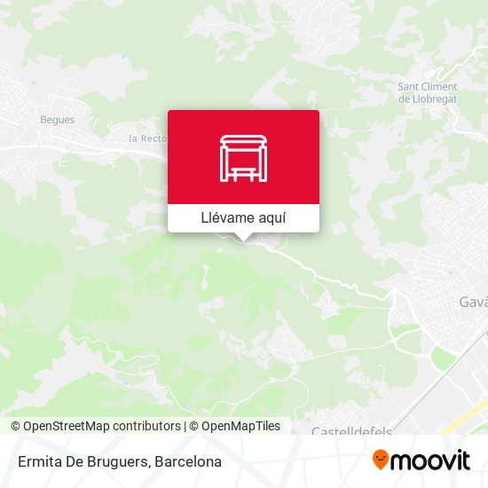 Mapa Ermita De Bruguers