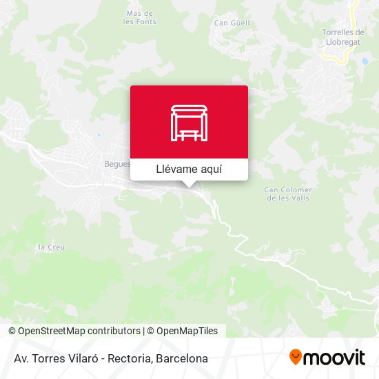 Mapa Av. Torres Vilaró - Rectoria