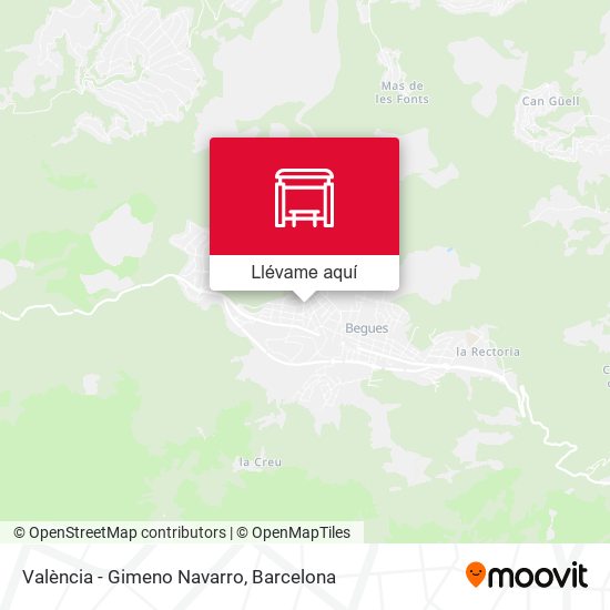 Mapa València - Gimeno Navarro