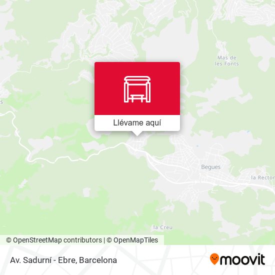 Mapa Av. Sadurní - Ebre