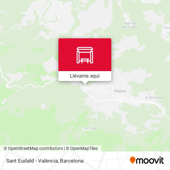 Mapa Sant Eudald - València