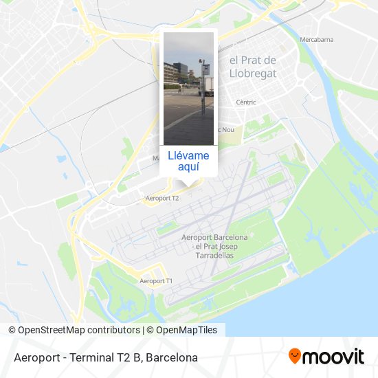Mapa Aeroport - Terminal T2 B