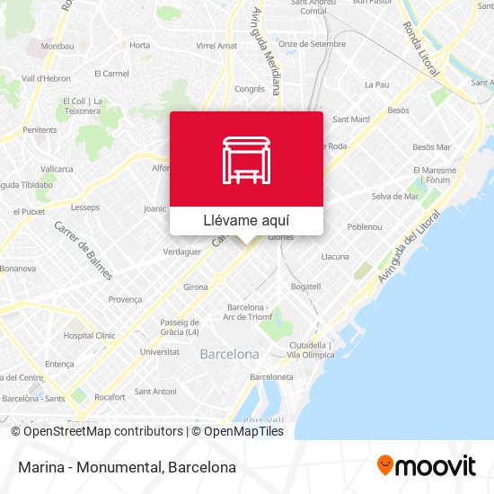Mapa Marina - Monumental