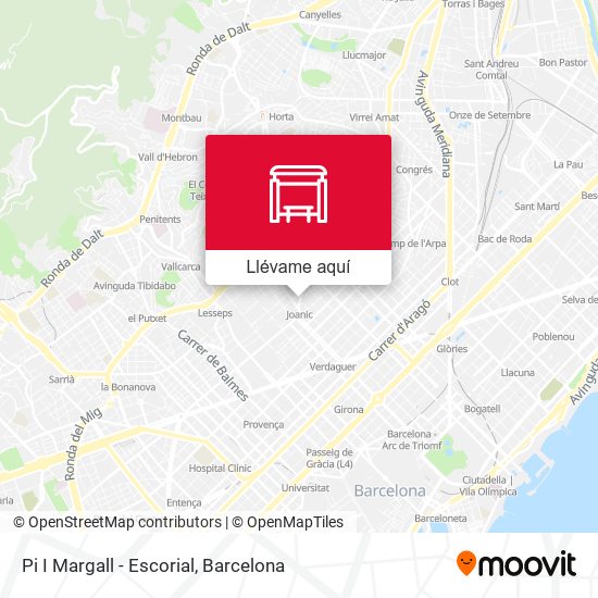 Mapa Pi I Margall - Escorial