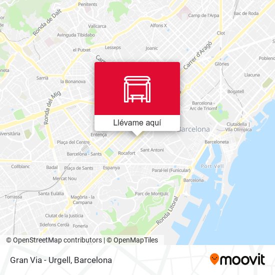 Mapa Gran Via - Urgell
