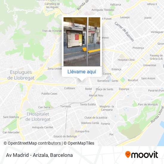 Mapa Av Madrid - Arizala