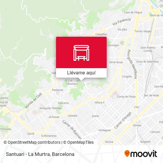 Mapa Santuari - La Murtra