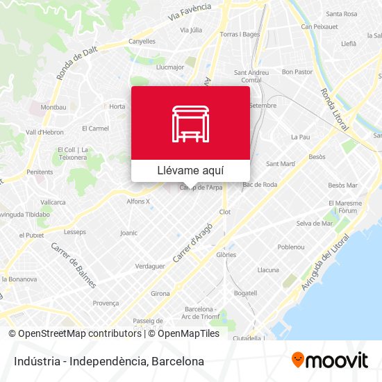 Mapa Indústria - Independència