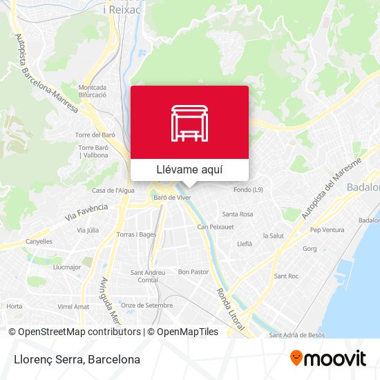Mapa Llorenç Serra