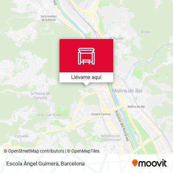 Mapa Escola Àngel Guimerà