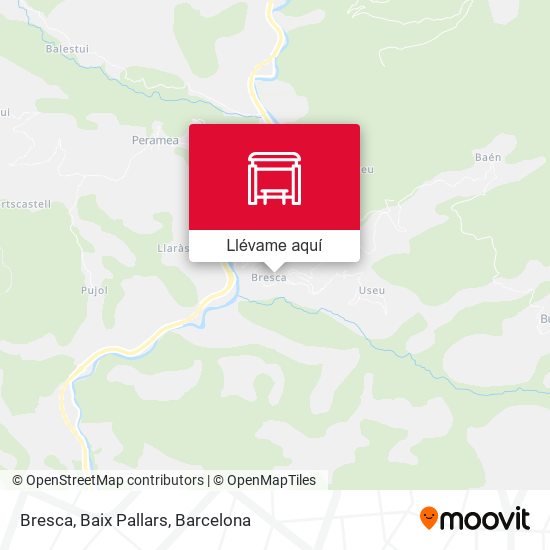Mapa Bresca, Baix Pallars