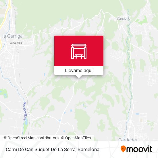 Mapa Camí De Can Suquet De La Serra