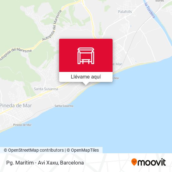 Mapa Pg. Marítim - Avi Xaxu