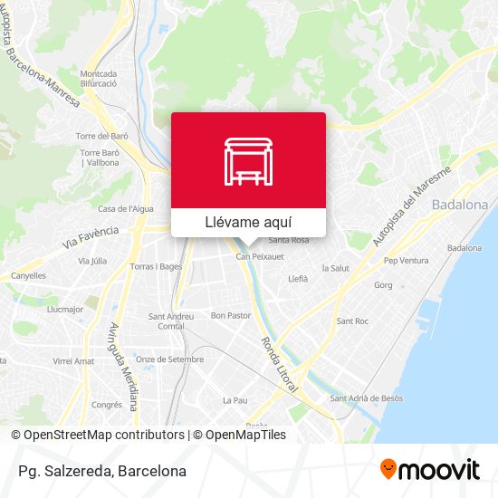 Mapa Pg. Salzereda