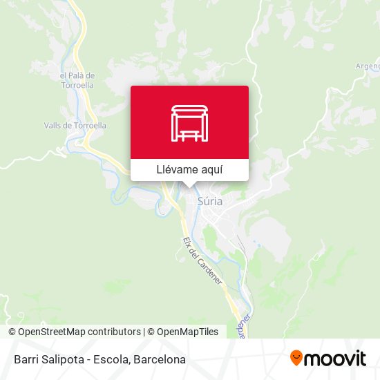 Mapa Barri Salipota - Escola
