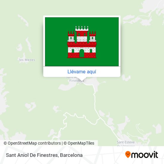 Mapa Sant Aniol De Finestres