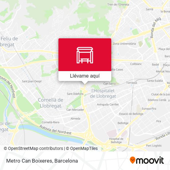 Mapa Metro Can Boixeres