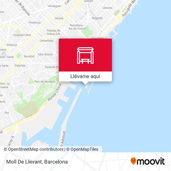 Mapa Moll De Llevant